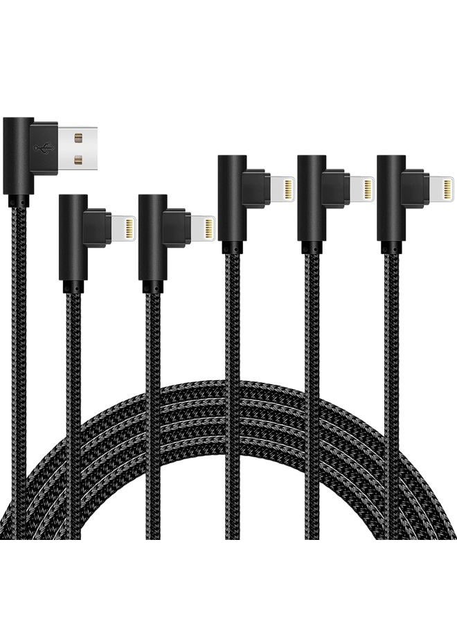 APFEN 5 Pack MFI iPhone Cable 5Pack of 3/6/6/10/10FT - Image 1