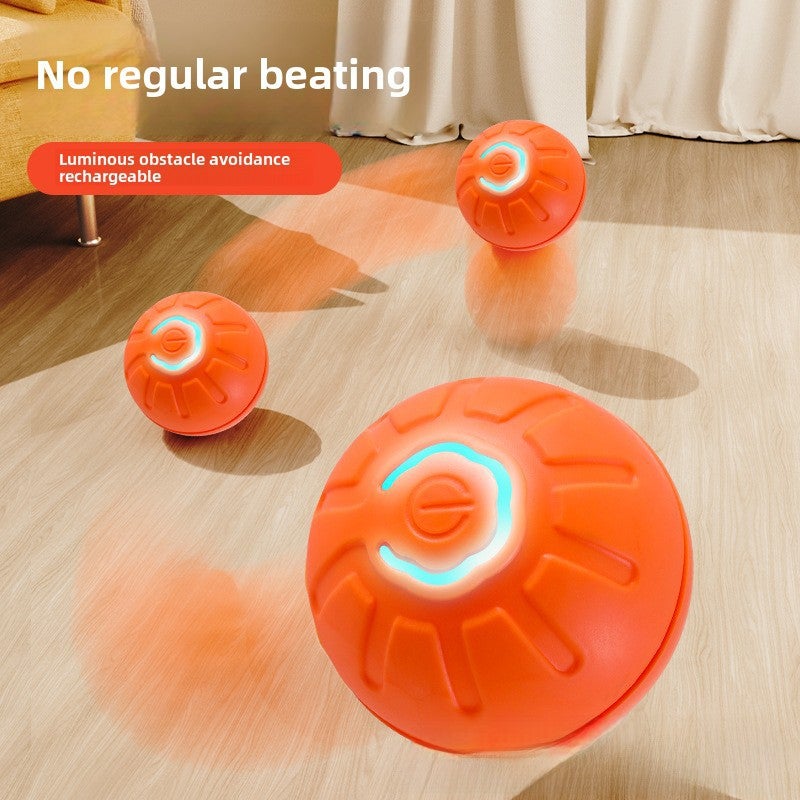 Gravitational jumping ball dog toy bite-resistant ball automatic dog tease artifact self-hi to relieve boredom pet electric puppy toy(Blue) - Image 3