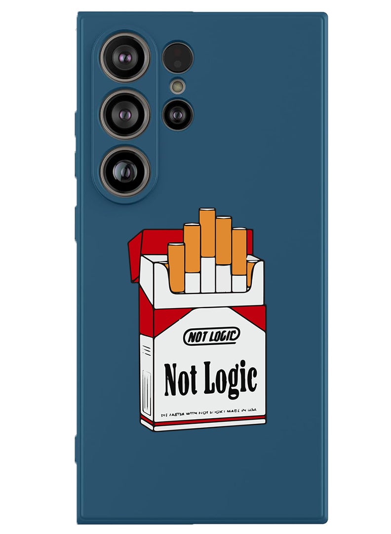 Theodor Protective Slim Fit Case Liquid Silicone Cover with Full Body Protection Anti-Scratch Shockproof Case For Samsung Galaxy S25 Ultra (Blue) - Not Logic - Image 1