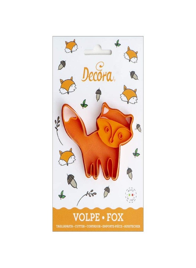 DECORA 0255051 Fox Plastic Cookie Cutter, Plastica - Image 1
