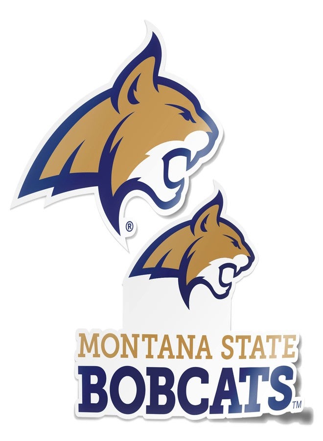Desert Cactus Montana State University Sticker Montana State Bobcats Vinyl Decal Laptop Water Bottle Car Scrapbook Sheet (4 Inch Set V1) - Image 1