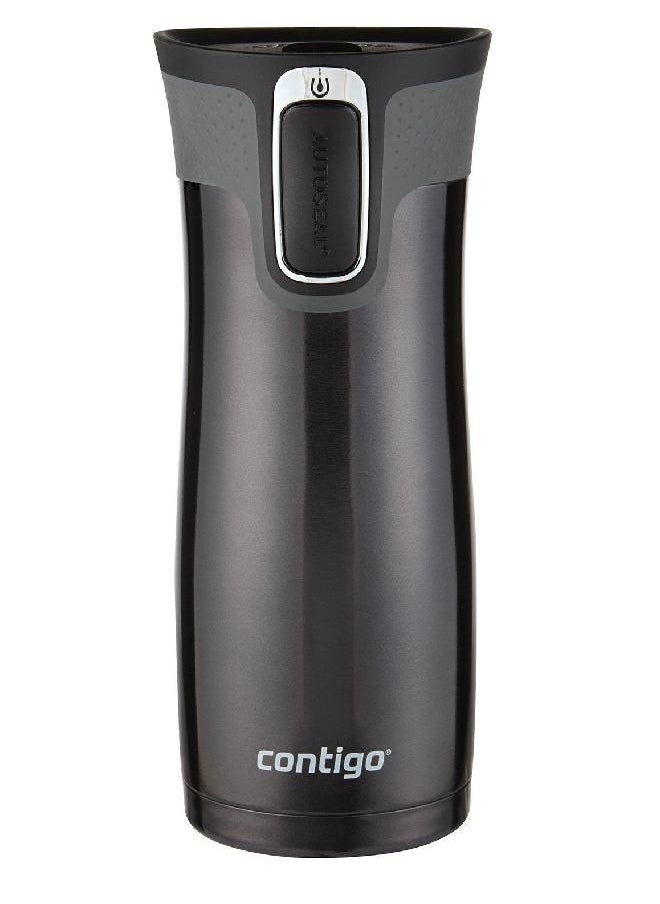 Contigo West Loop Stainless Steel Vacuum-Insulated Travel Mug with Spill-Proof Lid, Keeps Drinks Hot up to 5 Hours and Cold up to 12 Hours, 16oz Black - pzsku/Z2D14B1492AC7917E02E5Z/45/_/1686316645/45f6f60b-c2bb-43f3-87c2-702c6af0f1e4