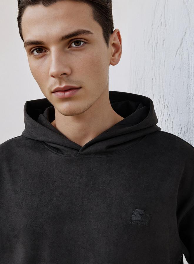 Starter Men Logo Print Polyester Blend Hoodie - Image 4