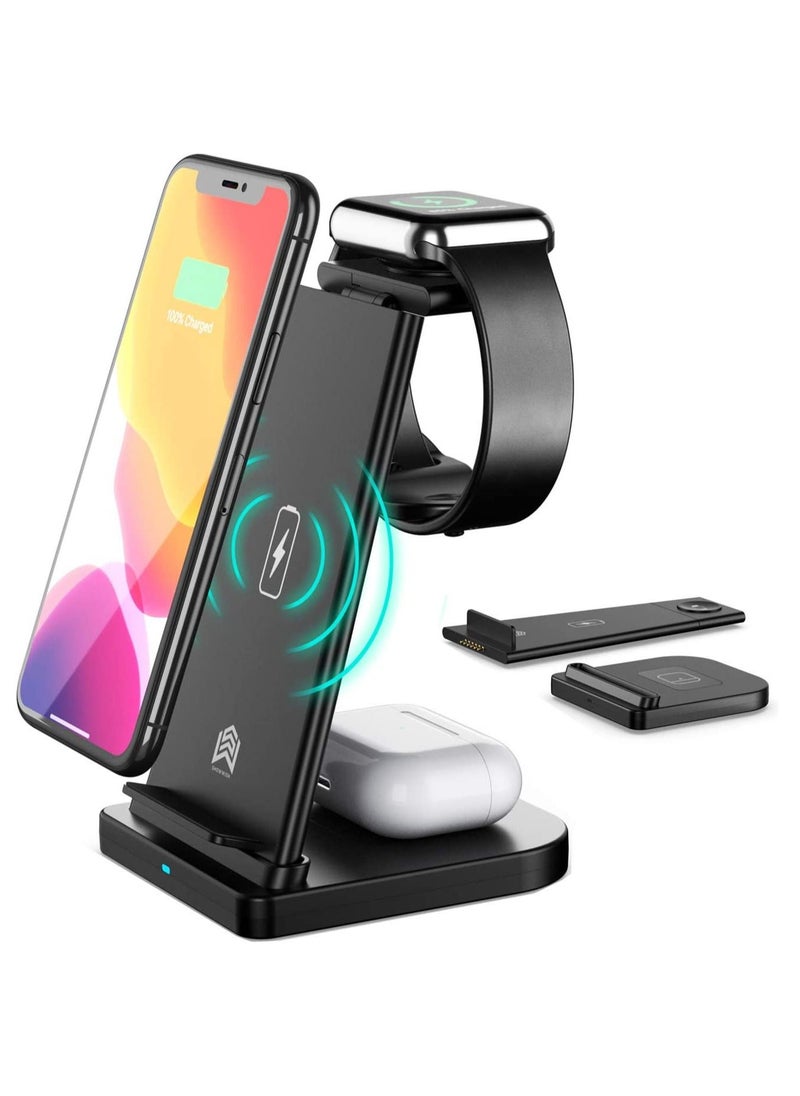 XICEN 15W 3 in 1 Wireless Charging Station Apple  - Image 1