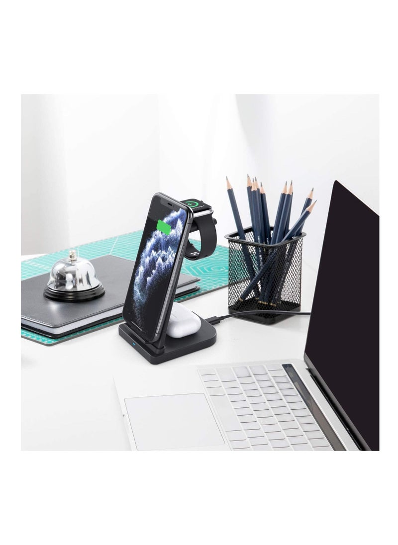 XICEN 15W 3 in 1 Wireless Charging Station Apple  - Image 2