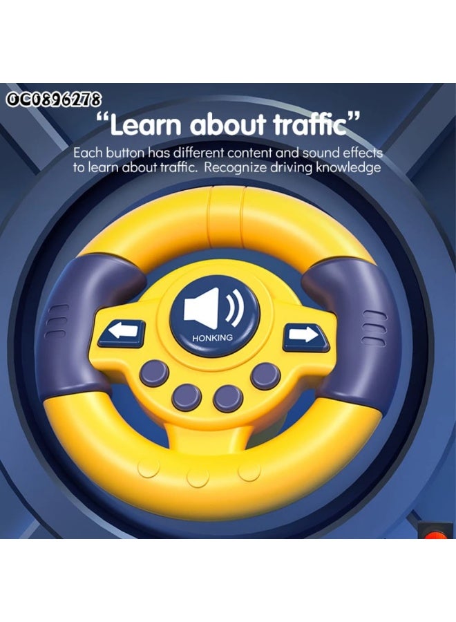 ضحكة  لعبة سباق سيارات تفاعلية DEHKAH للأطفال – محاكاة قيادة واقعية مع مؤثرات صوت وضوء - Image 4