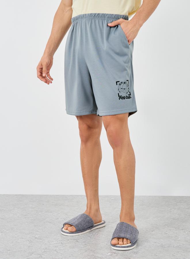 Styli Garfeild Graphic Print Short Sleeve T-Shirt and Shorts Set - Image 5