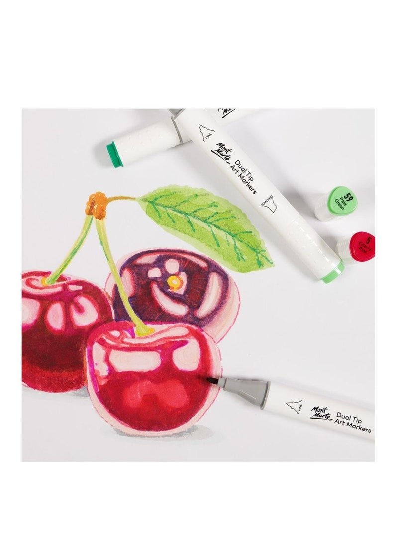 Mont Marte Dual Tip  Premium Art Marker Marine Blue - Image 3