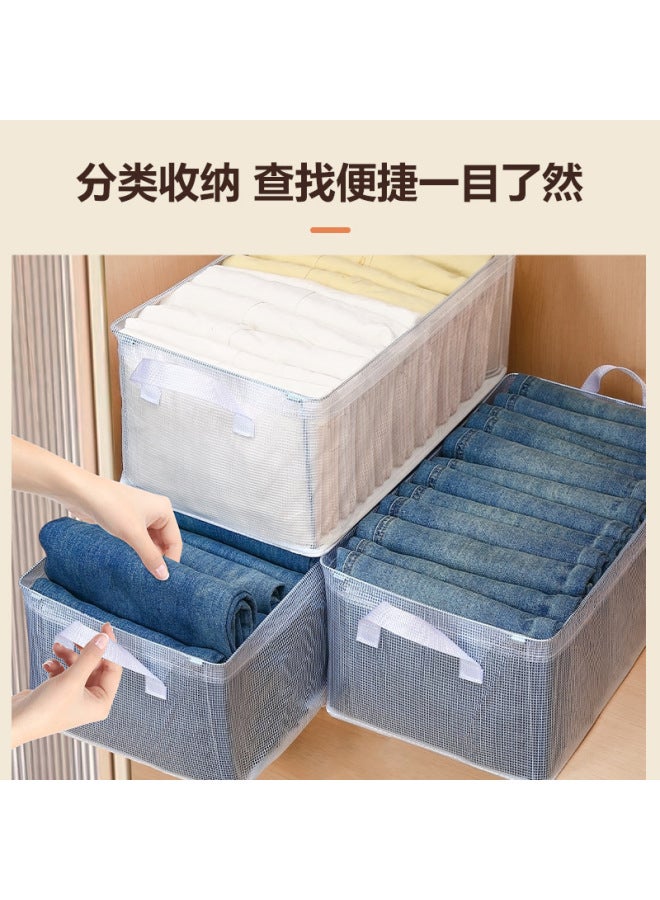 Autonomy Clothes Storage Box Household Transparent Storage Container Organizing Basket Drawer Underwear Pants Storage Box Wardrobe Layer Organizer - Image 3