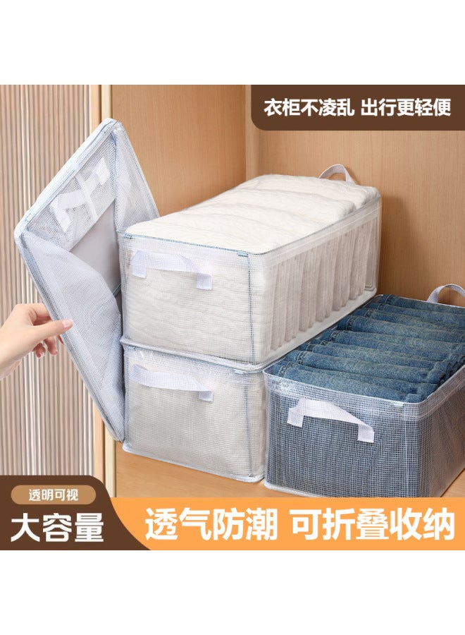 Autonomy Clothes Storage Box Household Transparent Storage Container Organizing Basket Drawer Underwear Pants Storage Box Wardrobe Layer Organizer - Image 2