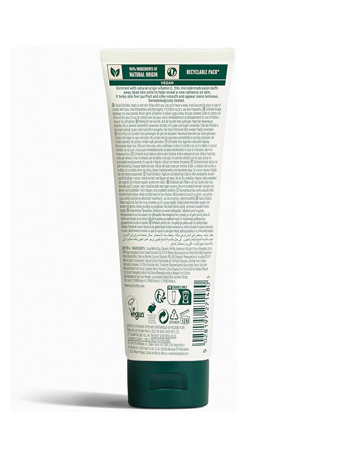 THE BODY SHOP Vitamin C Microdermabrasion Face Scrub – Exfoliating Facial Cream with Papaya Enzymes & Camu Camu Berry | Brightening At-Home Microdermabrasion for Dull, Tired Skin | Smooth, Radiant & Silky-Soft, 100ml - Image 2