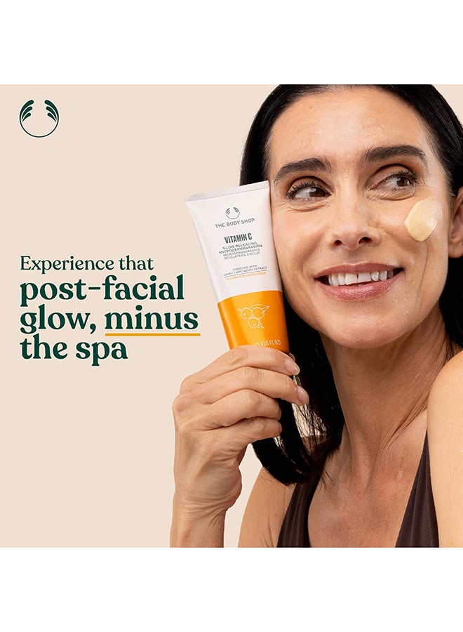 THE BODY SHOP Vitamin C Microdermabrasion Face Scrub – Exfoliating Facial Cream with Papaya Enzymes & Camu Camu Berry | Brightening At-Home Microdermabrasion for Dull, Tired Skin | Smooth, Radiant & Silky-Soft, 100ml - Image 5