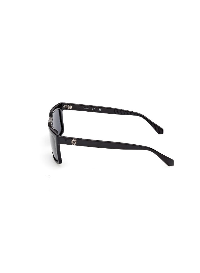 GUESS FULL RIM UV PROTECTION GUESS PLASTIC SUNGLASSES GU0027401B56 - Image 2