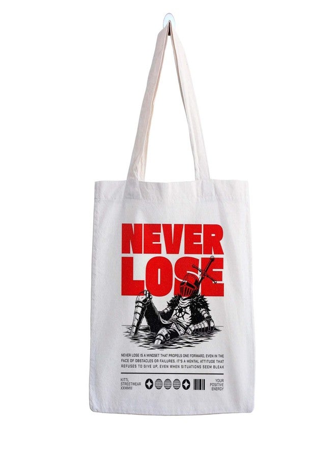 ARTBUG Tote Bag for Women, Aesthetic, Stylish, Ecofriendly, For College Girls, Office, Beach and Outings -Never Lose Knight Printed Canvas D - 280 - Image 1
