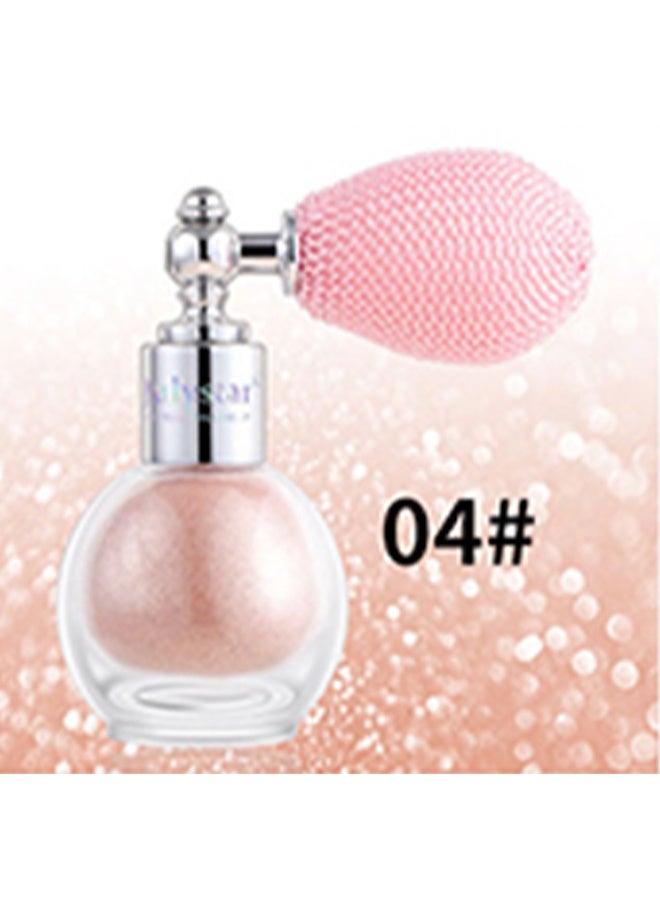 Julystar Fairy Highlight Body Spray 04, Facial Contouring Fine Shimmering Liquid Highlighter, Long-Lasting Sweatproof Stage Makeup Glitter Highlighter Powder Body Spray - 3.5G - Image 2