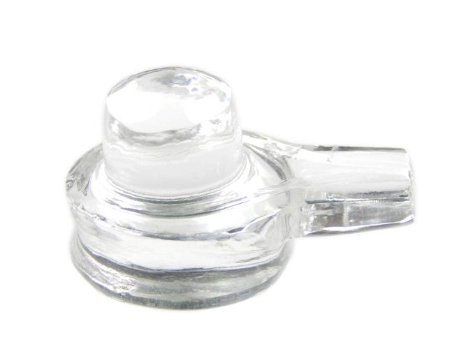 CRYSTAL SHIVLING STATUE SCULPTURE NATURAL CLEAR QUARTZ GEMSTONE SIZE 2 X 3 X 2 CM APPROX