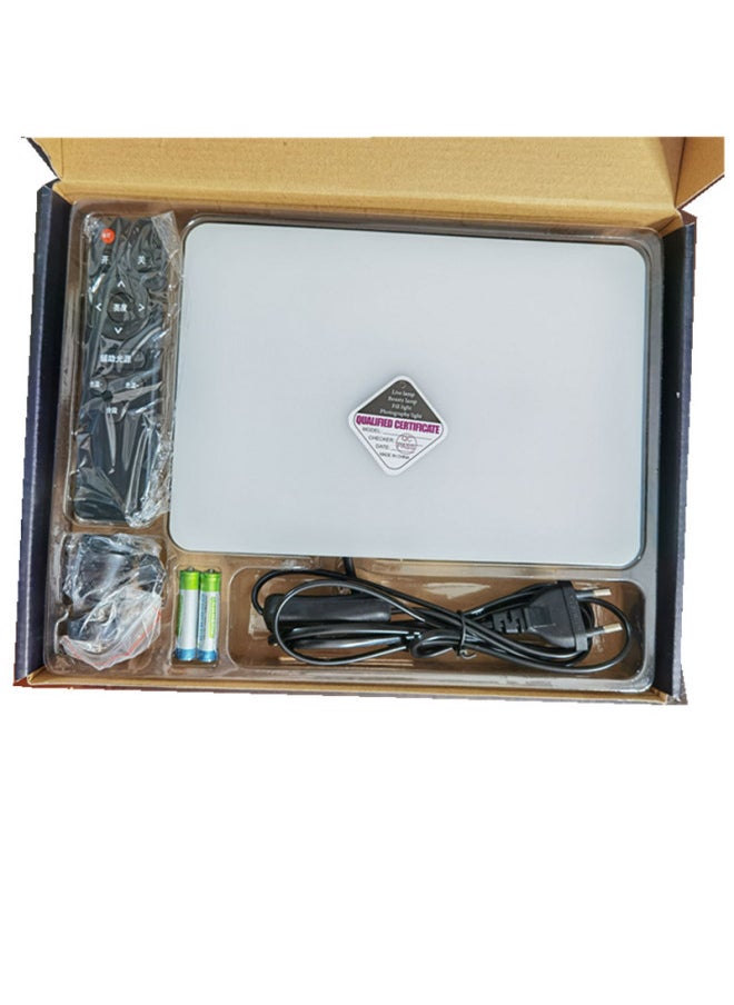 General - 16 * 23cm Square Photography Fill Light Shooting Lighting Light Live Beauty Light Network Red Anchor Light-Color:Vertical Racket Bracket - Image 1