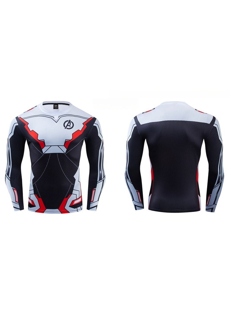 KUYING New Sports And Fitness Quick Drying Clothes Long Sleeved T-shirt  - Image 1