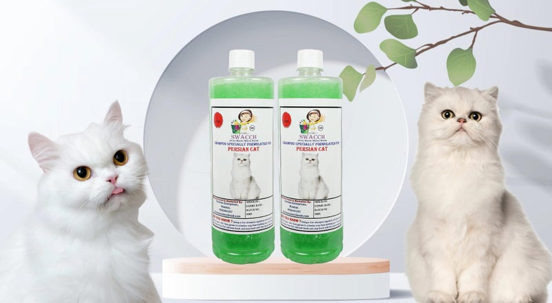 SWACCH Shampoo Specially Formulated for Persian Cat (1 Litre) (Pack of 2) Neem Alovera - Image 2