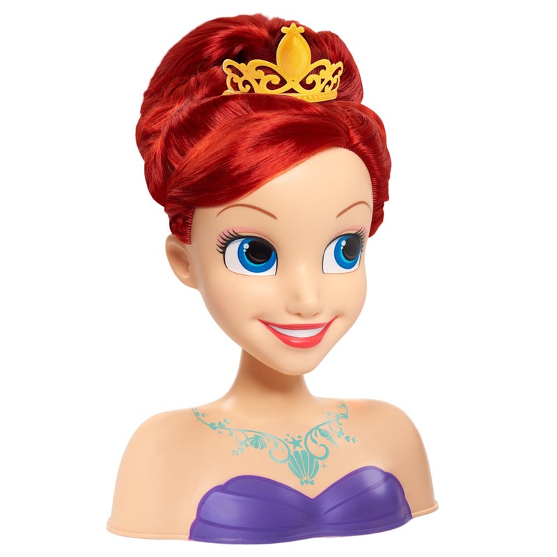 Disney Princess Ariel Styling Head, Red Hair, 10 Piece Pretend Play Set, The Little Mermaid, Officially Licensed Kids Toys for Ages 3 Up by Just Play - Image 5