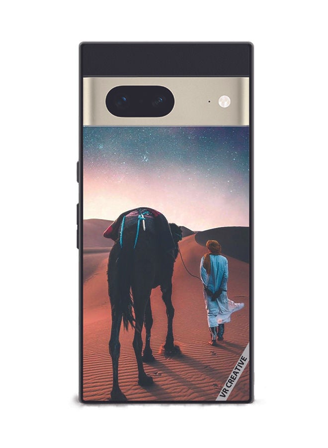 VR CREATIVE Protective Case Cover For Google Pixel 7 Camel Design Multicolour - Image 1