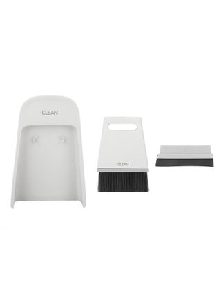 Mini Dustpan Brush Set Broom Dustpan Brush Small Dust Pan 2 Brush 1 Dustpan for Table Countertop Key Board Gray White - pzsku/Z2D1535807CC8C4910BD3Z/45/_/1734084203/cb1e00b2-6c75-4e2e-ba91-4db5d6180f98