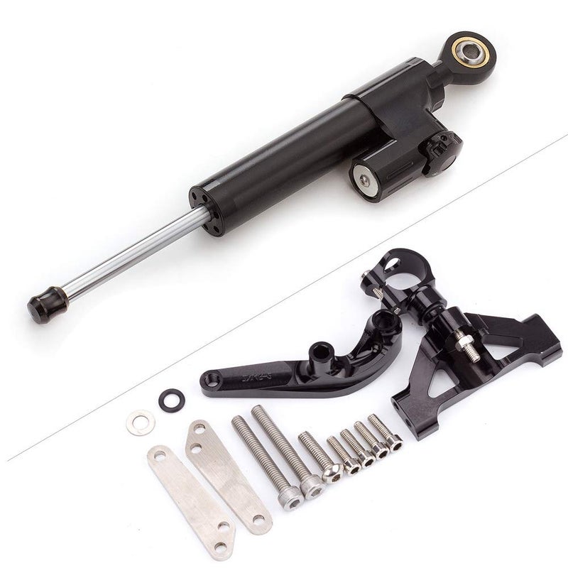 NICEDOLL For Ninja ZX14R ZZR1400 ZX14R 20062016 2017 2018 2019 2020 2021 2022 2023 Motorcycle Steering Damper Stabilizer Buffer Control Bar With Mounting Bracket Support Kit Full Set - Image 2