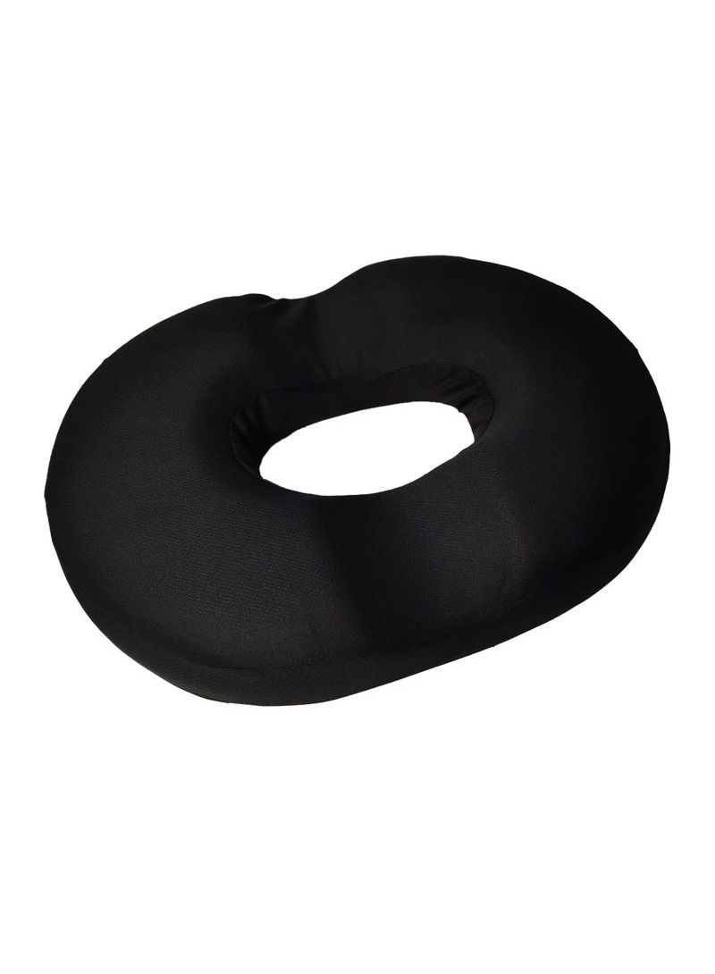 3XR High grade memory foam Pillow Contoured Donut Cushion Memory Foam Pillow Donut Pillow Seat Cushion For Car Chair Home Office 1 Pcs Black - Image 2