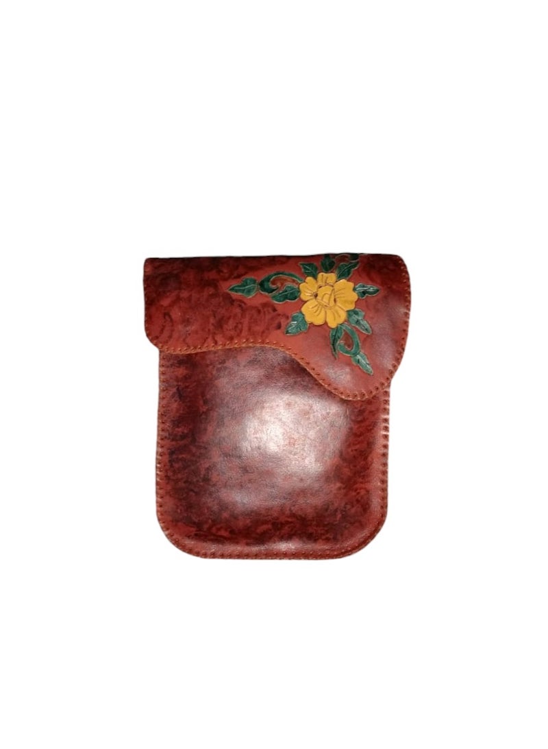 Sheer Fashionable Leather Crossbody Bag  - Image 1
