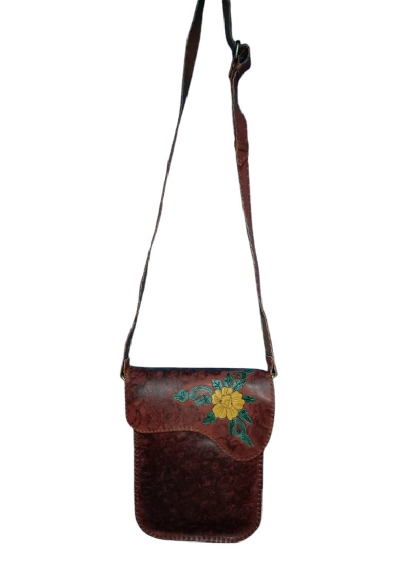 Sheer Fashionable Leather Crossbody Bag  - Image 2