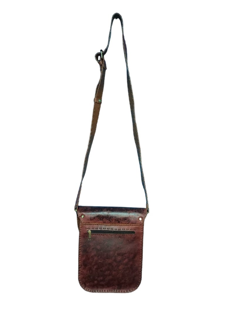 Sheer Fashionable Leather Crossbody Bag  - Image 3
