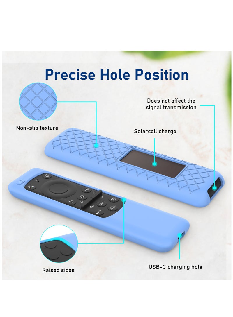 2023 New For Samsung BN59-01432A Solar Remote Control Silicone Protective Case For TM2360E Anti-Drop Dustproof Protector Sleeve (Blue) - Image 4