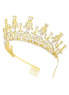 Tiaras And Crowns For Women Queen Gold Crystal Rhinestone Hair Jewelry Decor For Ladies Little Girls Bridal Bride Princess Birthday Wedding Pageant Prom Halloween Costume Party With Combs - pzsku/Z2D1552C18B04A88506E5Z/45/_/1718644195/c98b29b2-50b4-41e2-9198-89d74a6de974