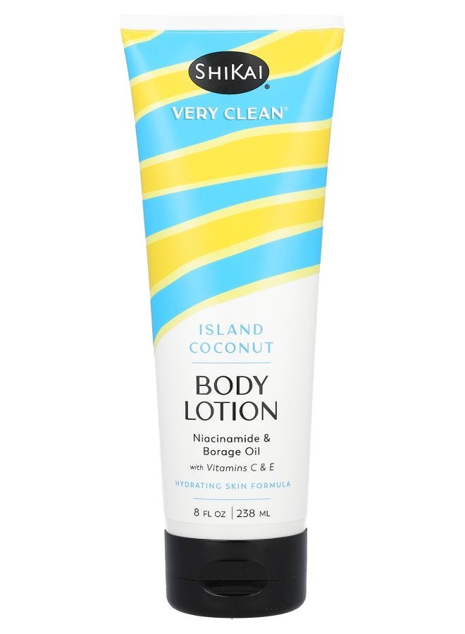 Very Clean Body Lotion Island Coconut 8 fl oz (238 ml)