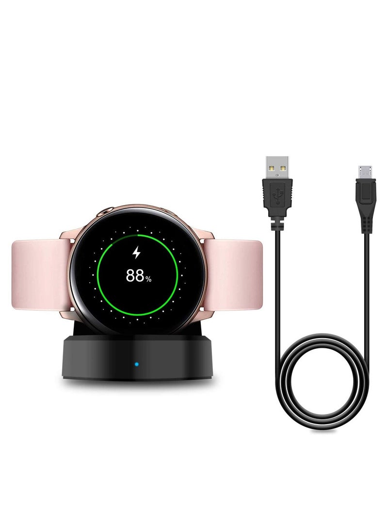 Charger Stand Comaptible with Samsung Galaxy Watch 5/5 Pro/4/4 Classic/3/Active 2/Active Replacement Charging Cradle Dock for Galaxy Active Watch -R500N/Active 2 Smart Watch - Image 1