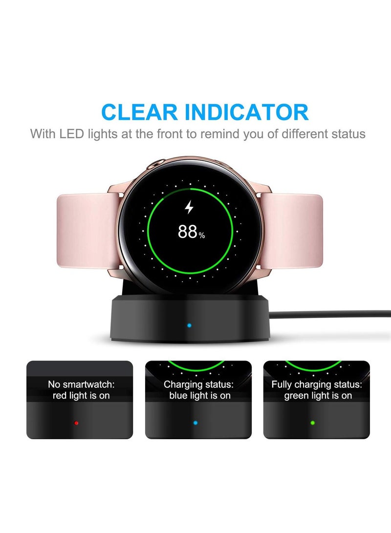 Charger Stand Comaptible with Samsung Galaxy Watch 5/5 Pro/4/4 Classic/3/Active 2/Active Replacement Charging Cradle Dock for Galaxy Active Watch -R500N/Active 2 Smart Watch - Image 3