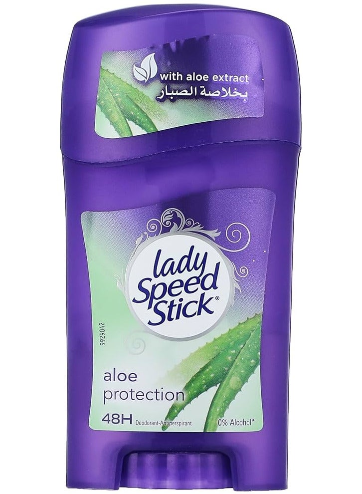 Lady Speed Stick Deodorant Aloe 45 G (Packaging May Vary)