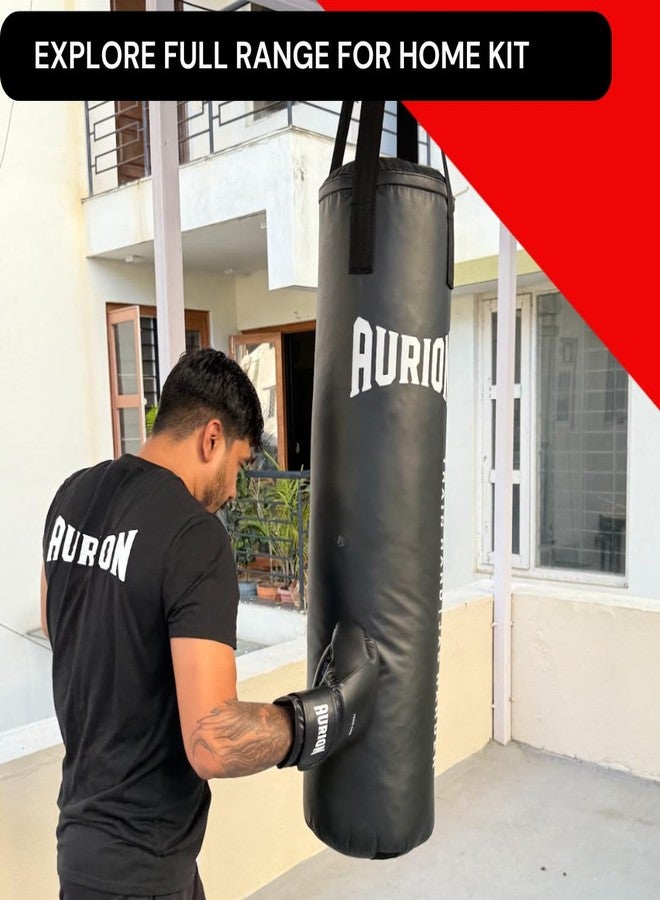 Aurion 4.5 Meter Hand Wraps - Black Polyester Boxing Wraps for Wrist & Knuckle Support | Elastic, Breathable & Durable Training Wraps for Boxing, MMA (Pair) - Image 5