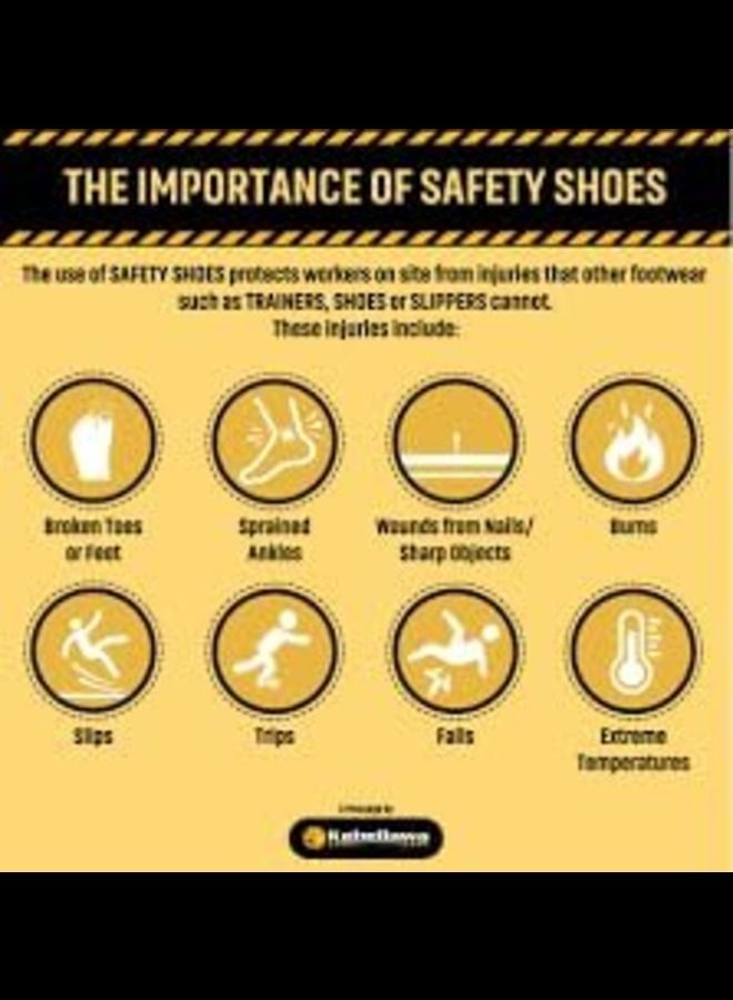ABBASALI Steel Toe Light Weight Safety Shoes for Men - Slip Resistant, Comfortable & Antistatic Shoes  - Image 2