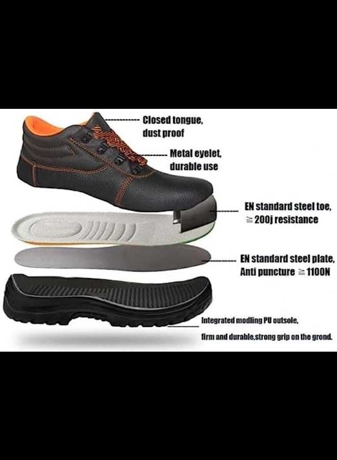 ABBASALI Steel Toe Light Weight Safety Shoes for Men - Slip Resistant, Comfortable & Antistatic Shoes  - Image 3