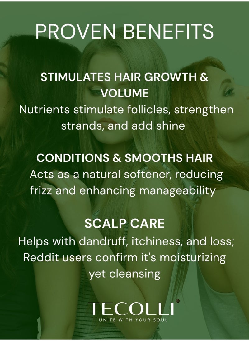TECOLLI Tecolli Sidr Powder – A 100% Natural Herbal Cleanser & Conditioner for Hair Growth – 100g(Yemeni) - Image 4