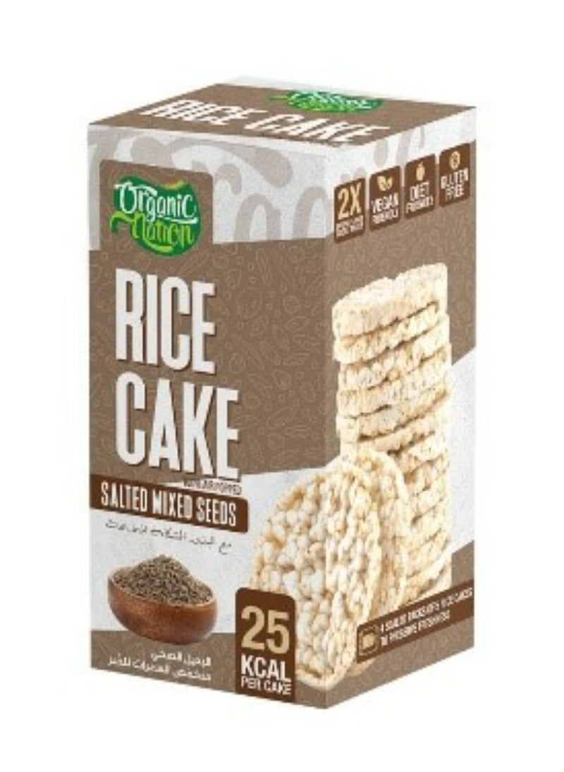 ORGANIC - Nation Rice Cake-20Pices-120-140 G.-Salted Mixed Seeds - Image 1