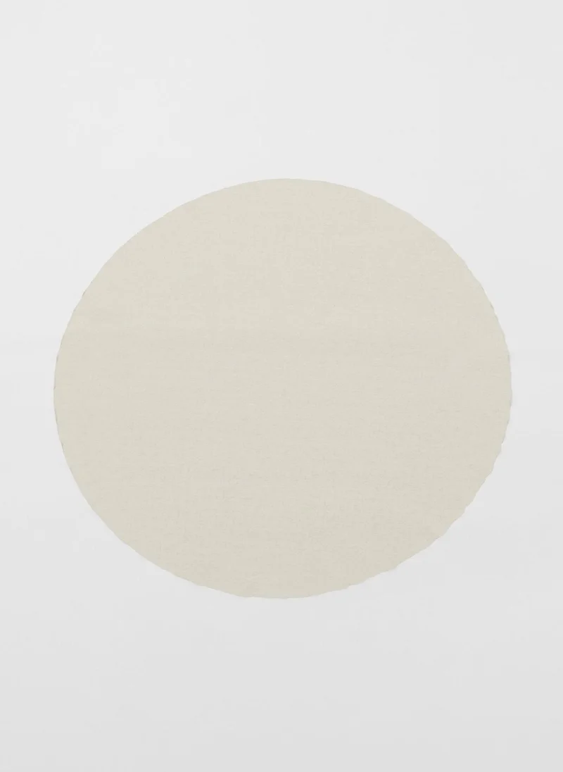 اتش اند ام Round Linen-Blend Tablecloth
