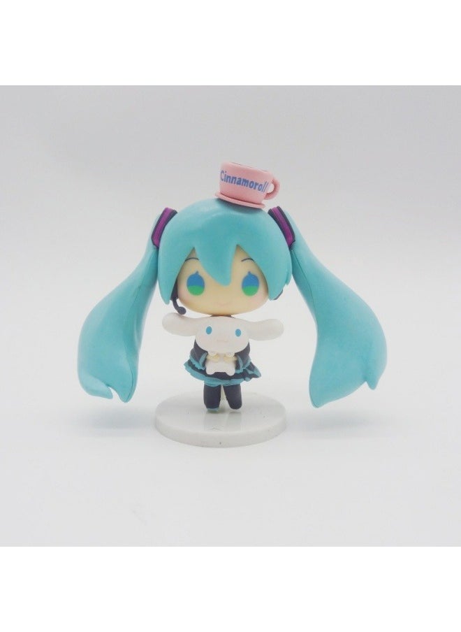General Hatsune Miku doll Model Desktop Decoration Laurel Dog Model Toy Desktop Collection Decoration Gift for family and friends  - Image 2