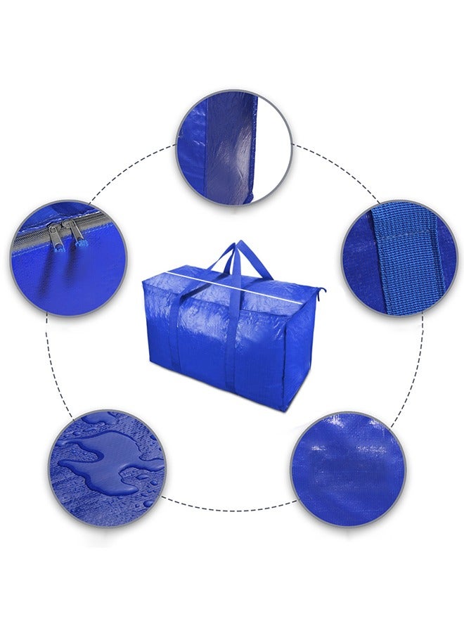 Extra Large Moving Bags with Zippers Carrying Handles Heavy-Duty Storage Tote Moving Boxes for Space Saving  - Image 2