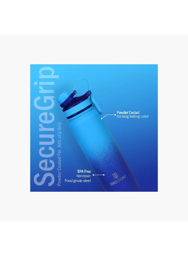 Briiton Water bottle -800Ml Double wall (stainless steel) Insulated Bottle-keeps Hot and Cold