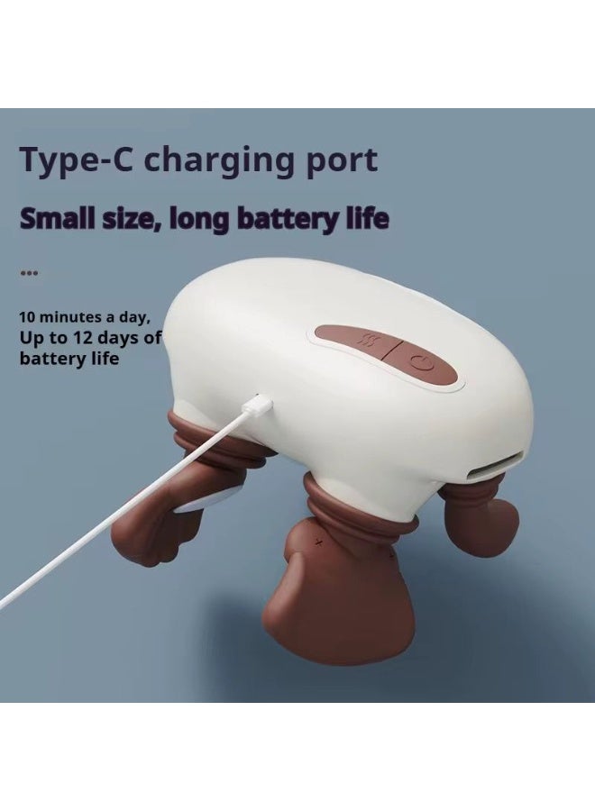 بلو فاير جهاز تدليك الرقبة والكتف – تدليك عميق مع حرارة، مريح ومحمول للرقبة، الظهر، الكتفين والبطن السفلي، تخفيف الألم وتسريع استشفاء العضلات للمنزل، المكتب، والسفر - Image 4