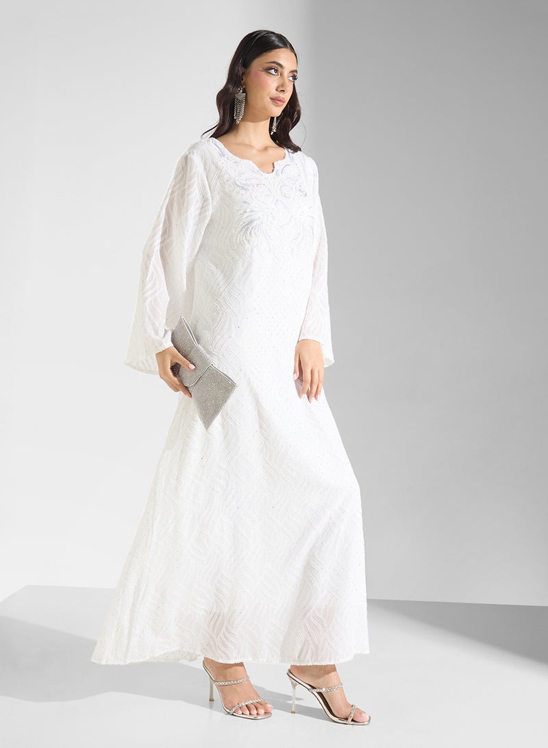 Khizana Embroidered Dress  - Image 4