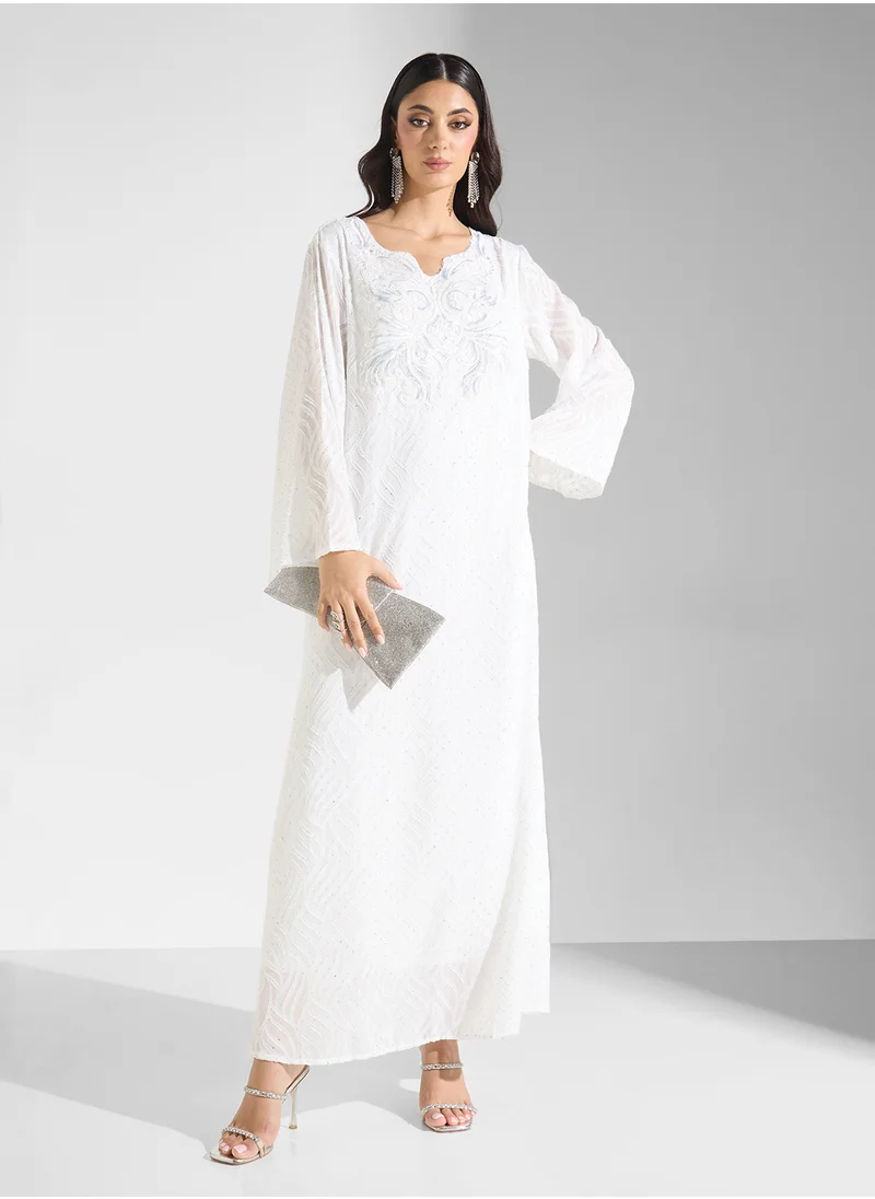 Khizana Embroidered Dress