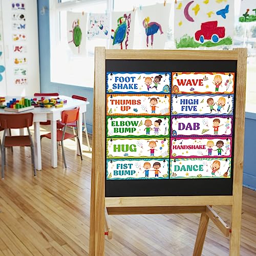 Wehhbtye Greeting Choice Classroom Rules Posters,Social Greeting Poster,Classroom Must Haves Poster for Teacher Supplies and Preschool - Image 5